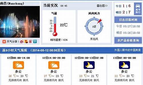 南昌今日天气情况如何_南昌今日天气情况