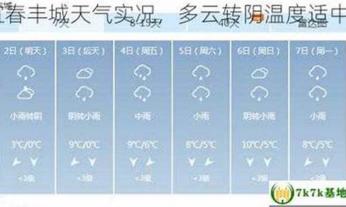 宜春丰城天气_宜春丰城天气预报