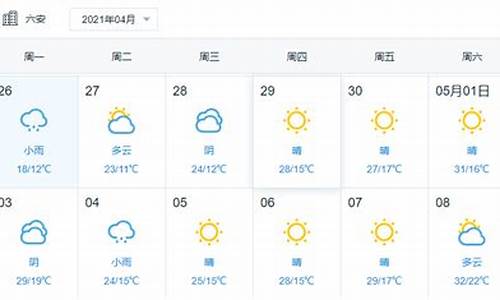 六安一周天气查询最新消息表_六安天气预报一周天气预报15天查询